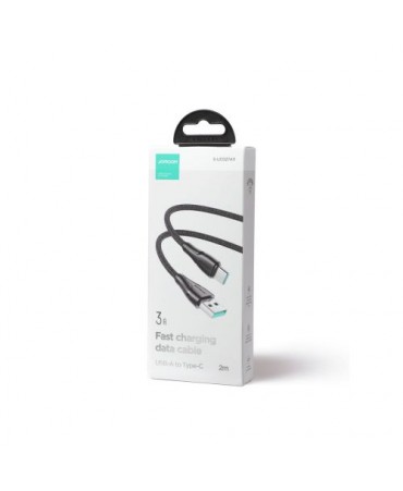 Joyroom USB - Type-C Surpass Series Fast Charging and Data Cable, 3A, 1,2m, Black (S-UC027A11)