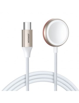 Joyroom Wireless Apple Watch Charger All Series with Type-C cable 1.2m, 3.5W, White (S-IW011)