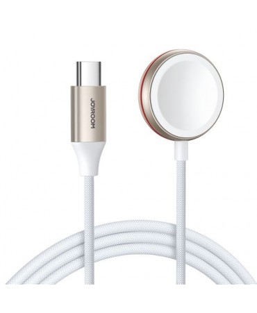 Joyroom Wireless Apple Watch Charger All Series with Type-C cable 1.2m, 3.5W, White (S-IW011)