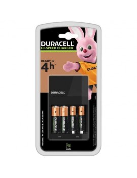 DURACELL Battery Charger CEF14 - 2pcs of (AA) NIMH 1300 mAh + 2pcs of (AAA) NIMH 750 mAh, (4 batteries / blister) 1.2V