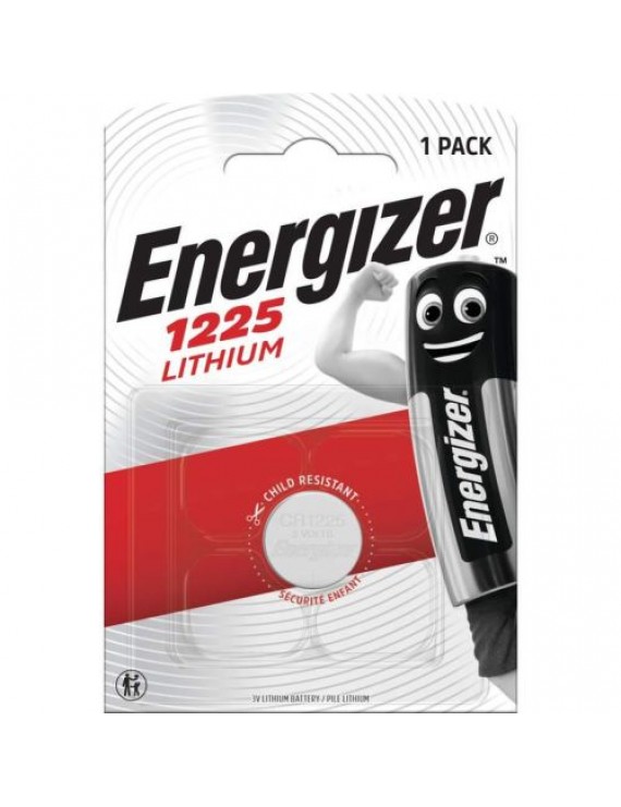 Energizer Battery (CR1225) Button Lithium (1 battery / blister) 3V
