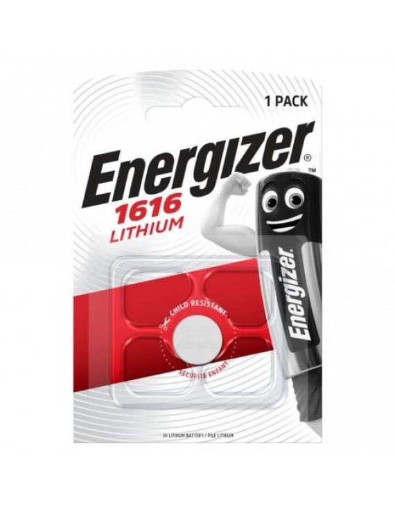 Energizer Battery (CR1616) Button Lithium (1 battery/ blister) 3V