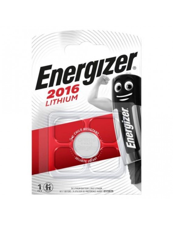 Energizer Battery (CR2016) Button Lithium (1 battery / blister) 3V