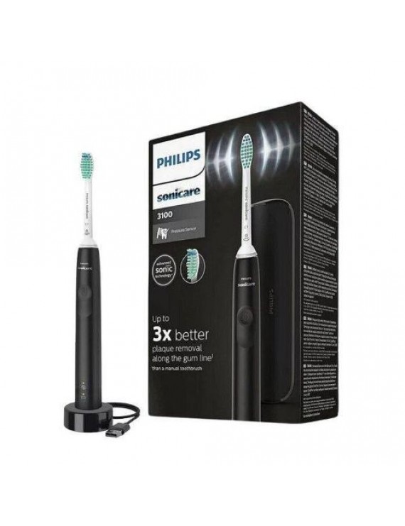 Philips Electric Toothbrush Sonicare 3100 Series HX3673/14 Black EU