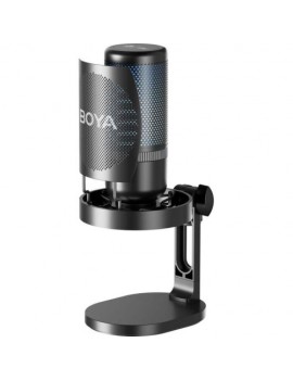 BOYA Microphone Wired K3 Standing, Omnidirectional, Noise Cancellation, Real-time monitoring (Type-A/ Type-C to Type-C) Black EU