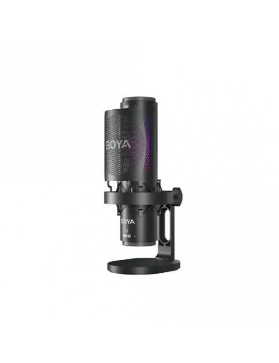 BOYA Microphone Wired K9 Standing, Omnidirectional, Noise Cancellation, Real-time monitoring (Type-A/ Type-C to Type-C) Black EU