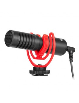 BOYA Microphone Wired, Super-cardioid Condenser, Improved sensitivity 3.5mm output Black EU