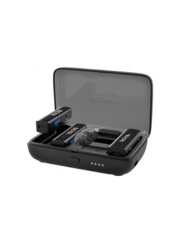 BOYA Microphone Wireless BOYALINK-2 C2 with 2 transmitter and 1 receiver (Type-C/ 3.5mm connector) Black EU
