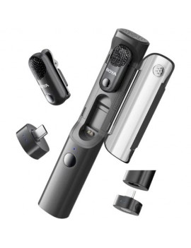 BOYA Microphone Wireless Magic-05 2.4GHz with 2 transmitters and 1 receiver (Type-C) Black EU