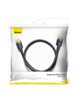 Baseus Video cable Cafule 4KHDMI Male To 4KHDMI Male 1m Black (CADKLF-E01)