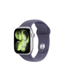 Apple Watch Series 11 (2025) GPS 42mm Silver Alu Case, Purple Fog Sport Band S/M EU MEU64