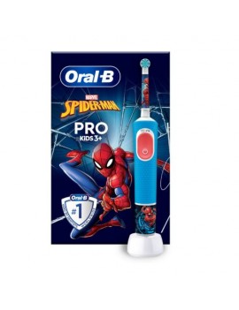 Oral-B Electric Toothbrush Vitality Pro Kids Spider-Man Edition, Blue EU