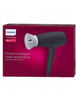 Philips Hairdryer 3000 Series BHD302/00 1600W, Black EU