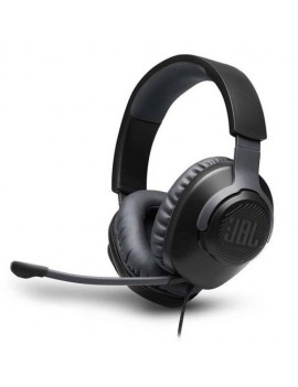 JBL Quantum 100 Wired On-Ear Gaming Headphones with mic Black EU
