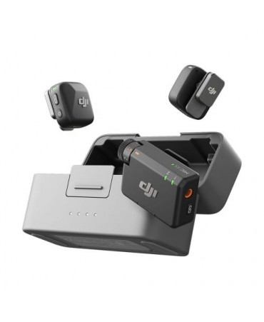 DJI Microphone Mic Mini (2TX + 1RX + Charging Case) Wireless Set Black EU (CP.RN.00000433.01) - ONLY BOX DAMAGE