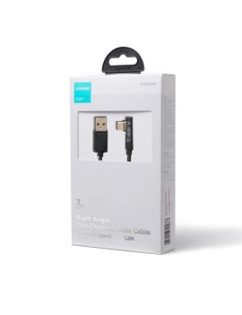 Joyroom Gaming Cable Type-C (Angled) - USB (Straight) cable 3A, 480mb/s, 1.2m, Black (S-UC027A6)