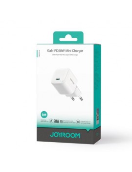 Joyroom Travel Charger GaN Fast Charger Type-C, 20W, PD 3.0, QC 3.0, White (TCG08) Joyroom Travel Charger GaN Fast Charger Type-C, 20W, PD 3.0, QC 3.0, White (TCG08)