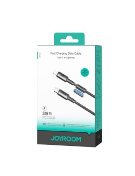 Joyroom Type-C - Lightning Unlimited Series Cable A50, 60W, 480mb/s, 1.2m with Magnetic Orgaznizer, Gray (S-A50_CL)