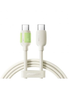 Joyroom Type-C - Type-C Fluorescent Series Cable A53, 60W, 2m, Beige (S-A53)