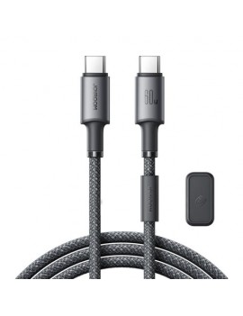 Joyroom Type-C - Type-C Unlimited Series Cable A50, 60W, 480mb/s, 1.2m with Magnetic Orgaznizer, Gray (S-A50_CC)