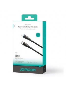 Joyroom Type-C to Ligthning Starry Series Cable A32, 30W, 480mb/s, 1m, Black (SA32-CL3)