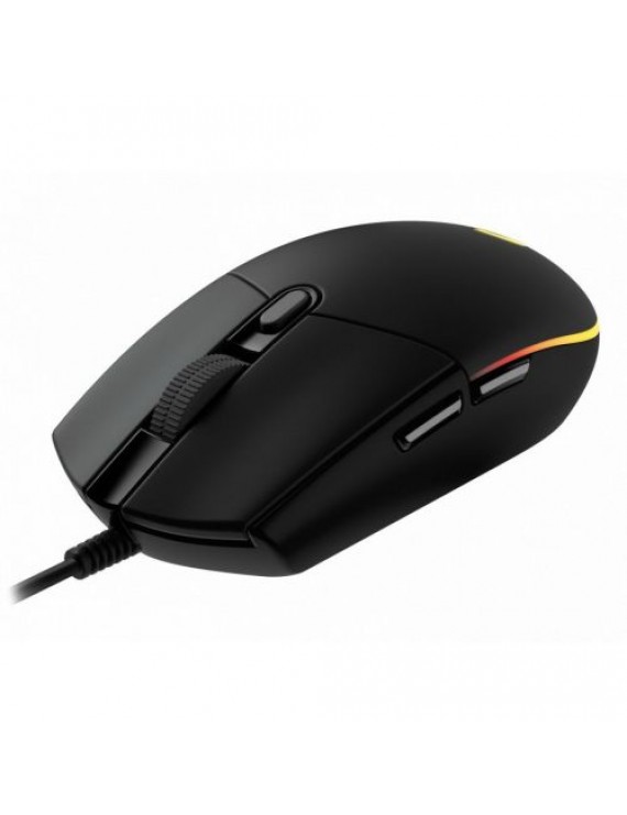 Logitech Mouse Wired G203 LIGHTSYNC, 6 Buttons, 8000 DPI, Black EU (910-005796)