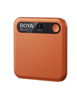 BOYA Notra AI Powered Audio Transcripter, Summanizer and Wireless Note Recorder, 64GB, Cosmic Orange EU