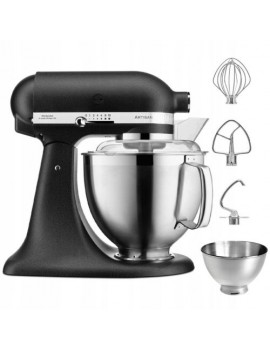 KitchenAid Artisian Food Processor 4.8L, 300W, 10 Speed, Cast Iron Black EU 5KSM185