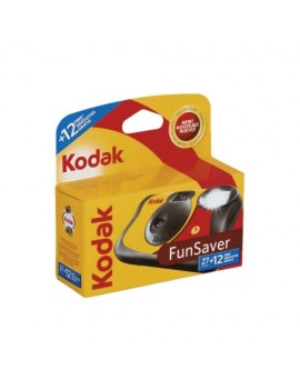 Kodak FunSaver Flash Disposable Camera 27+12 Exposition, Yellow EU
