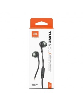 JBL Tune 205 In-Ear Wired Headphones Black EU