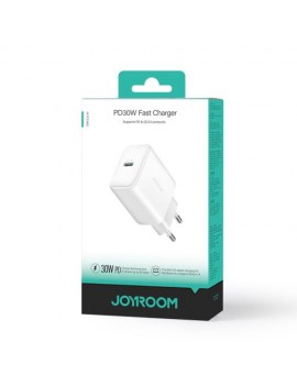Joyroom Travel Charger Type-C. PD 30W, SFC, PPS, White (JR-TCF24)