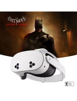 Meta Quest 3S 256GB All in One VR Headset with Batman: Arkham Shadow Game Bundle, White EU SK-1000209-01 - ONLY BOX DAMAGE