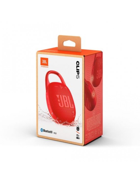 JBL CLIP 5 Bluetooth Wireless Speaker Red EU