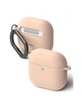 Ringke AirPods 4 Case Silicone Pink Sand