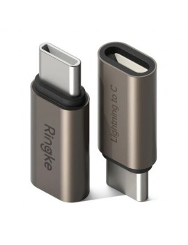 Ringke Converter Type-C Male To Lightning Female (2pcs) Gunmetal