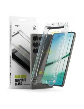 Ringke Galaxy S25 Ultra Screen Protector Premium Easy Slide Tempered Glass 9H with installation jig (2pcs) Transparent