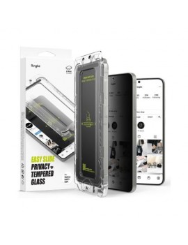 Ringke Galaxy S25/S24 Screen Protector Premium Easy Slide Privacy Tempered Glass 9H with installation jig (2pcs) Transparent