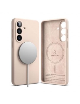 Ringke Galaxy S26 Plus Case Silicone Magnetic Pink Sand