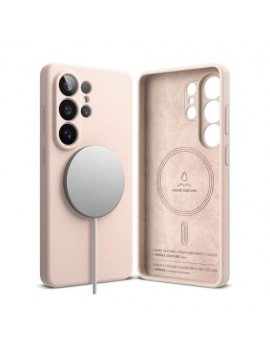 Ringke Galaxy S26 Ultra Case Silicone Magnetic Pink Sand