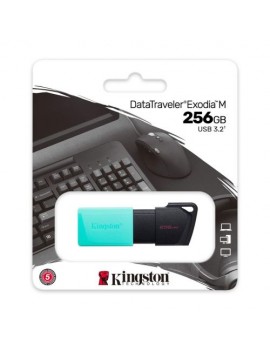 Kingston Pendrive 256GB DataTraveler Exodia M USB 3.2 Black/ Teal EU (DTX/256GB)