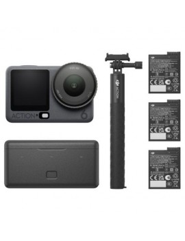 DJI Osmo Action 6 Adventure Combo Action Camera 40 MPx 4k 120fps Black EU (CP.OS.00000506.03)