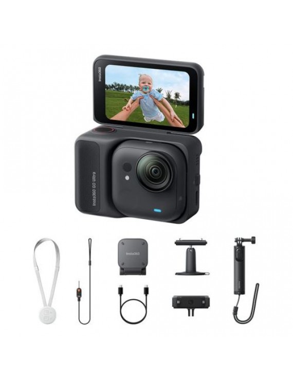 Insta360 GO Ultra Action Camera 4K Creator Bundle Midnight Black EU