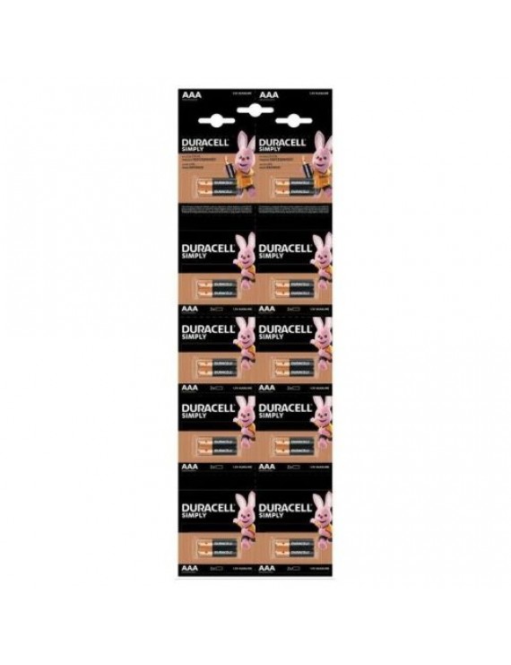 DURACELL Battery (LR03) AAA Alkaline Basic (20 batteries / blister) 1.5V