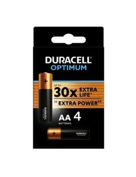 DURACELL Battery (LR6) C Alkaline Optimum (4 batteries / blister) 1.5V