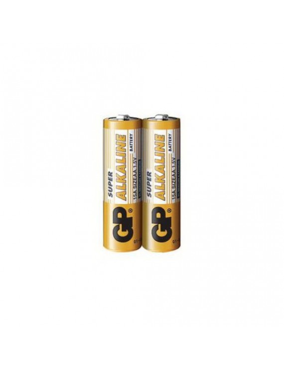 GP Battery (LR6) AA Alkaline Super (2 batteries / shrink) 1.5V