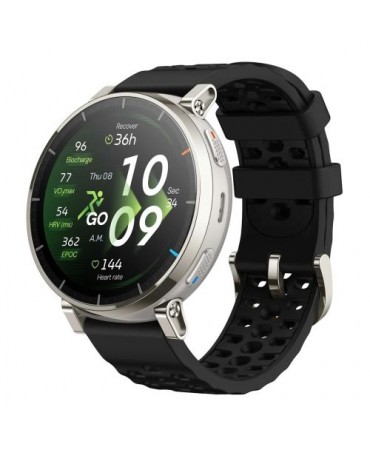 Amazfit Active 3 NFC, 45mm with Silicon Band, Gold Black EU W2558GL1N
