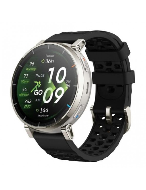 Amazfit Active 3 NFC, 45mm with Silicon Band, Gold Black EU W2558GL1N