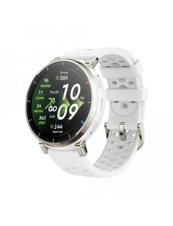 Amazfit Active 3 NFC, 45mm with Silicon Band, White EU W2558GL3N