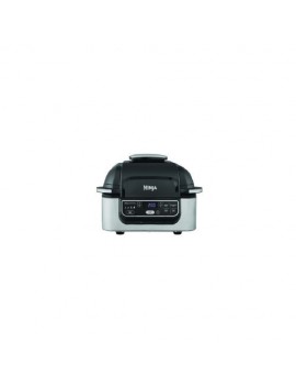 Ninja Foodi Smart Grill and Air Fryer 5.7L Dishwasher Safe Parts, Black / Silver EU AG301EU