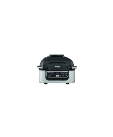 Ninja Foodi Smart Grill and Air Fryer 5.7L Dishwasher Safe Parts, Black / Silver EU AG301EU